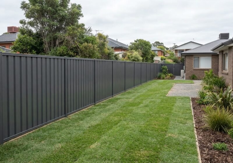 Colorbond Boundary Fence – Monument