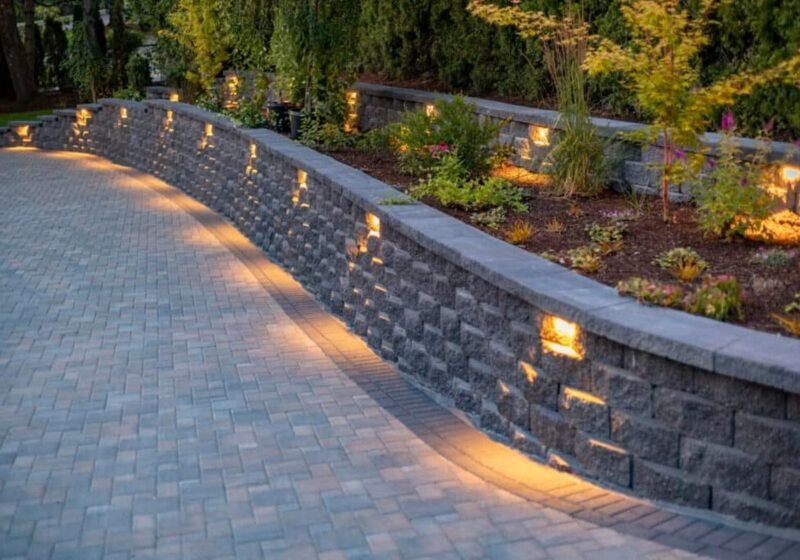 Backyard Landscaping & Retaining Walls